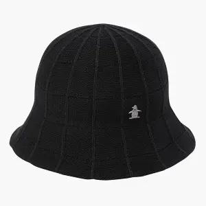 [먼싱웨어](강남점)[가격인하] 여성 스퀘어 니트 버킷햇 블랙(MP322LCP83)