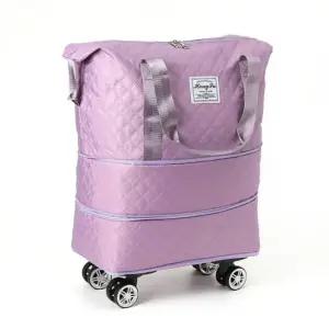 보스턴백 2단 여행 가방 퍼플 2단확장백 2단확장여행가방 2단확장가방 2단확장보스턴백