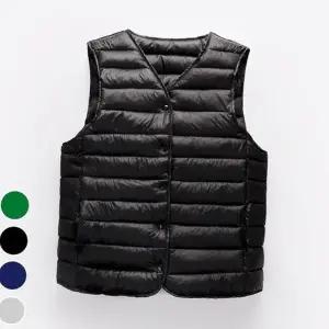 부드러운착용감 남성 깔끔 패딩조끼 이너 복고