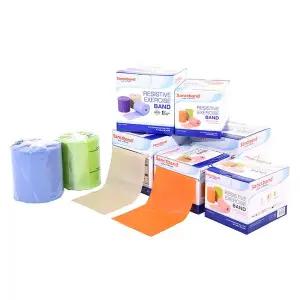 [우성레포츠]샌트밴드 46m 오렌지 천연 라텍밴드 스트레칭 요가