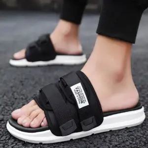 여름 스트랩 슬리퍼 뮬 데일리 남녀 편한 찍찍이