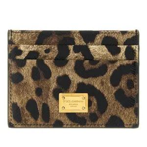 애니멀 프린트 가죽 카드지갑 BI0330AX566 HY13M
