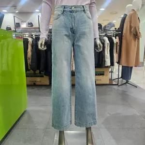 시슬리/애플아울렛/워싱 디테일 와이드 데님 팬츠 SADPA1611