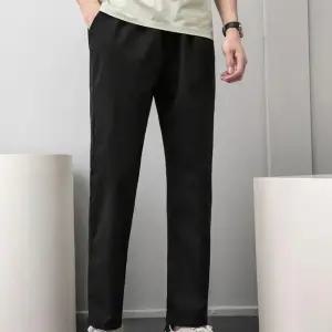 일자허리밴딩 데일리팬츠 베이직바지 남성편한바지 KHr3+8aCF