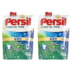 퍼실 파워젤 액체세제 2.1L x2 세탁 세제 주머니 액 용품 세탁기 액체 통 솔 리필