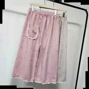 국산잠옷바지 국내생산 여름 홈웨어 아사면 8부 잠옷바지