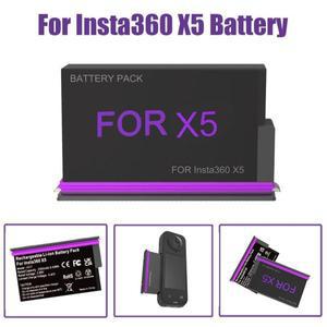 Insta360 X5 배터리 대용량 2500mAh 9.63Wh 360 스포츠 카메라 액세서리