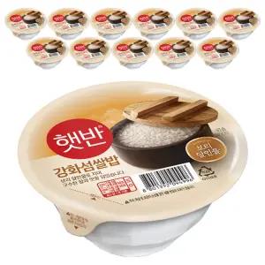 CJ 햇반 강화섬 쌀밥 200g 12개입