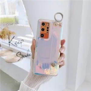 유니블링 갤럭시S22 울트라 플러스 홀로그램 스트랩 젤리케이스