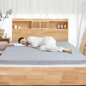 올폼 누베드 3단 HR폼 15cm 접이식토퍼 토퍼매트리스 사계절 카치온 커버 Q(퀸)