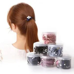 데일리 24종 머리끈 머리방울 헤어밴드 고무줄 헤어끈 곱창밴드 고무밴드