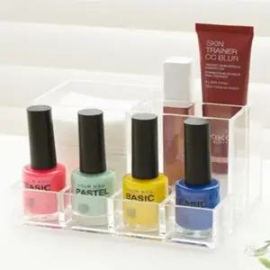 ( )7칸 투명 화장품 정리함 계단형 정리박스 투명수납함 투명화장품정리대 펜슬꽂이 화장품아크릴진열대