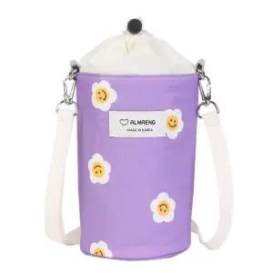 AMBP33 퍼플목걸이물병파우치 병끈파 통파 통가방 통케이스 병가방 병케이스 보냉