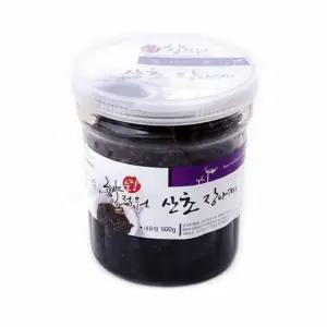 국산 산초장아찌 500g 수제 전통 밑반찬 매콤한 밥도둑 장아찌 절임식품