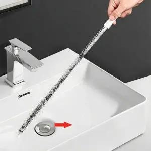 (색상 배수구청소솔-60cm)배수구 싱크대 욕실 하수구 머리카락 제거 청소솔 60cm_24457950