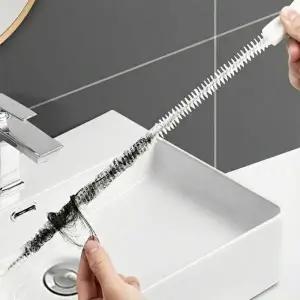 (색상 배수구청소솔-60cm)싱크대 욕실 배수구 하수구 머리카락 제거 청소솔 60cm_24457919