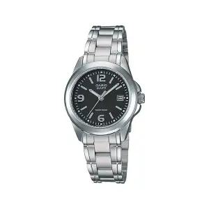 [신세계라이브쇼핑]카시오 LTP-1215A-1A 빈티지 라운드 아날로그 여성 메탈 시계