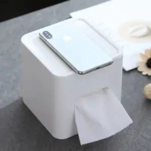 두루마리 사각 휴지케이스 화이트 두루마리휴지케이스