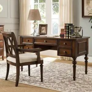 엔틱책상 클래식 원목 프렌치 유럽식 테이블 서재