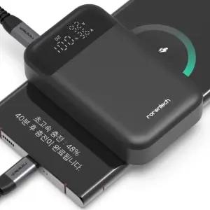 보조배터리 1 PPS 디스플레이 LCD 초고속충전 10000mAh 블랙