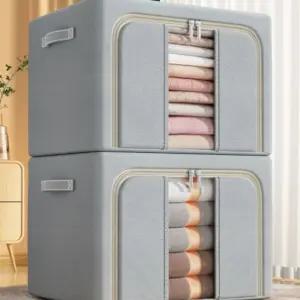 접이식 와이어 이불 보관함 겨울옷 의류 정리함 100L