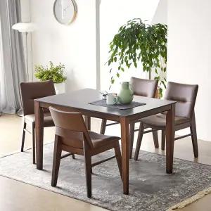 루마니아 빈츠 1200 4인 세라믹 식탁세트 (의자형)