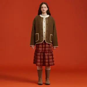 [써스데이아일랜드] 헤어리 부클 점퍼형 자켓 (T258MJK237)