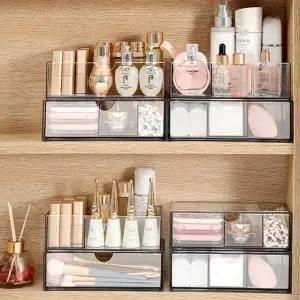 (옵션 투명 칸막이 서랍)아크릴 미니 서랍(투명 칸막이 서랍형)