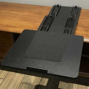 슬라이딩 빔 거치대 레일 A타입 이동식 2섹션 DTX1 F형 브래킷 2단 검정