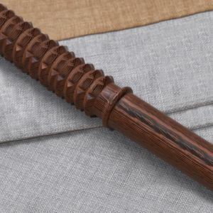 1Pc 휴대용 단단한 재료 내구성이 뛰어난 나무 마사지 스틱 - 피트니스 및 휴식 도구