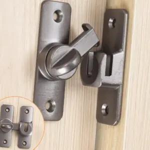 (다올)도어 잠금장치 안전고리 문고리 자물쇠 90도 K387