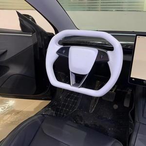 모델 Y 주니퍼 요크 핸들 테슬라 2025 사이버트럭 스티어링 휠 자동차 RWD 액세서리
