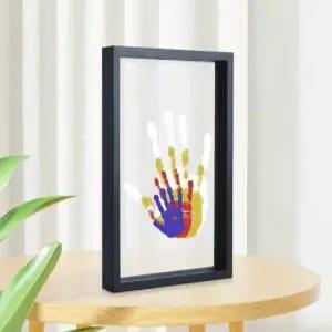 손바닥 액자 핸드프린트 친구 추억 가족 손도장 diy
