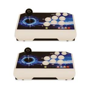 레지스조이 아케이드 파이팅 스틱 한 쌍은 모든 게임 콘솔 PC Windows Android Xbox PS3용 4인용 블루투스