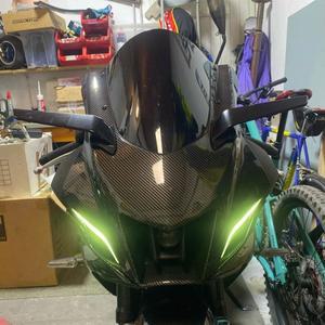 호환 야마하 YZF R6 2017-2020 R7 R1 오토바이 백미러 스텔스 스포츠 윙렛