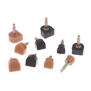 10개입 힐 리페어 팁 핀 신발 탭 도웰 리프트 교체용 수리 스토퍼 보호 액세서리