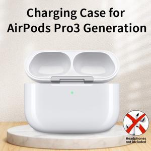 2025년형 에어팟 프로 3세대 블루투스 이어폰 배터리 충전 케이스 (LED 표시등, USB-C 포함) 교체용  박스