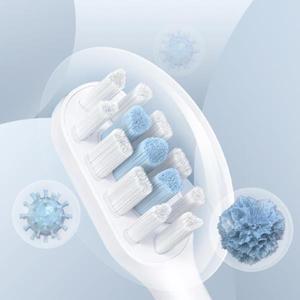 오리지널 샤오미 미지아 전동 칫솔 헤드, T301/T302 음파 칫솔 교체 브러시 노즐, 표준 타입, 3 개