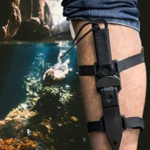 [콩심팥심]수중 탐험용 다용도 아웃도어 다이버 나이프 420C 스테인레스