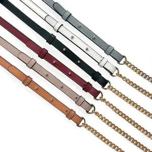 스트랩 가방줄 가방끈 숄더 스트랩끈 소가죽 체인
