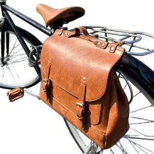 자전거 안장가방 빈티지 왁스가죽 영국식 안장백