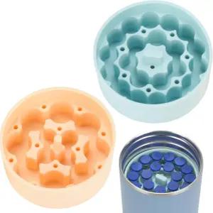 32온스 하이드라피크 푸드 병용 바이알 보관 인서트 2팩 - 3ml/5ml 여행용 식기세척기 안전 펩타이드