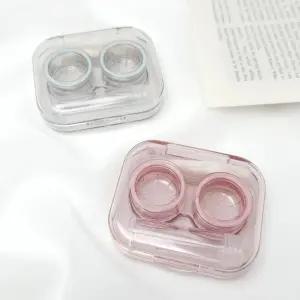 일체형 렌즈 투명 케이스 2종 투명 일체형 렌즈 케이스 2종