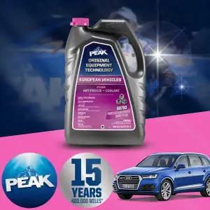 아우디 Q7 45TFSI (CYM) 피크 PEAK OAT 핑크 냉각수 3.78리터 1개 실리케이트 무첨가