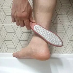 발각질제거 풋파일 풋브러쉬 로즈골드