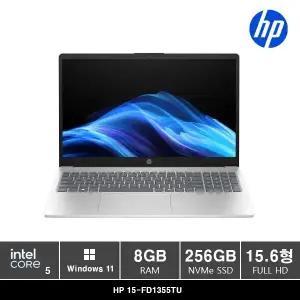 HP 15-fd1355TU 인텔 코어5/8GB/256GB/15형FHD/Win11설치포함/가성비/사무용/인강용