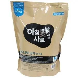 노령견사료 아침애 수제사료 오리 연어 감자 1.8kg