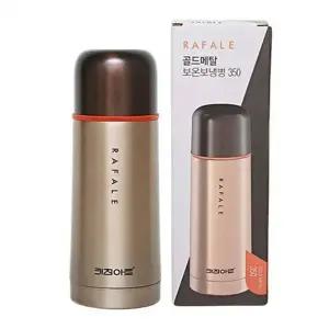 (선택 본상품)캠핑 보틀 1P 보온보냉 물병 텀블러 중등 초등 사무실 골드메탈 스포츠물병 스텐 350ml