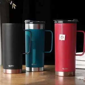 보온보냉 초등 스텐 손잡이 중등 텀블러 캠핑 600ml 사무실 스포츠물병