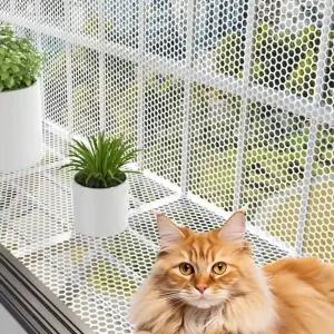키밍 베란다 비둘기 퇴치망 보호 조류 고양이울타리 안전문 안전 추락방지 퇴치 조류기 강아지 반련견 개울